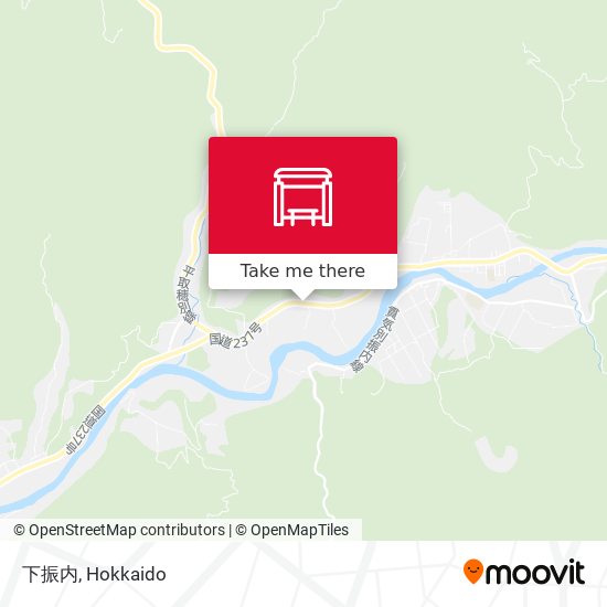下振内 map