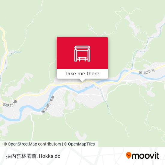振内営林署前 map