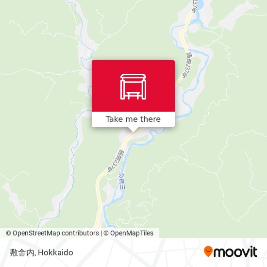 敷舎内 map