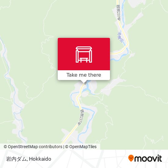 岩内ダム map