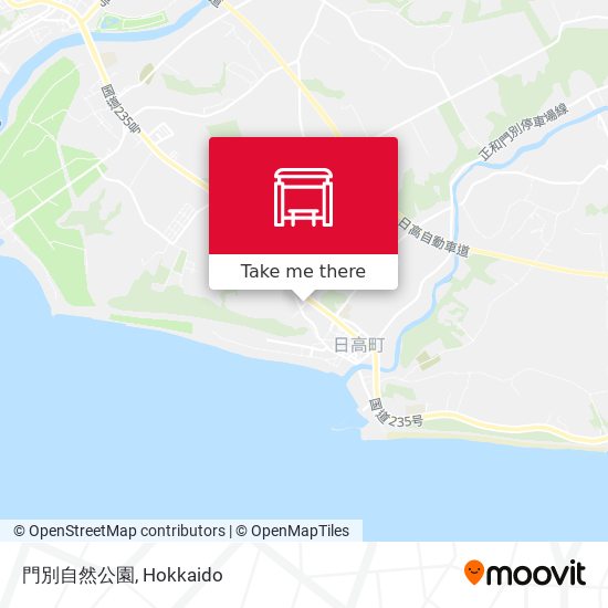 門別自然公園 map