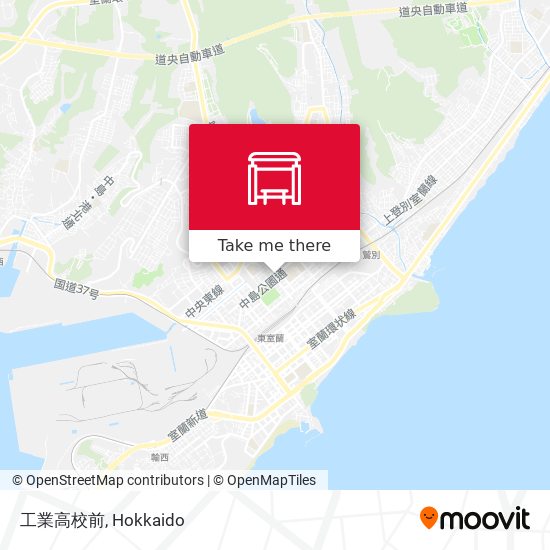 工業高校前 map