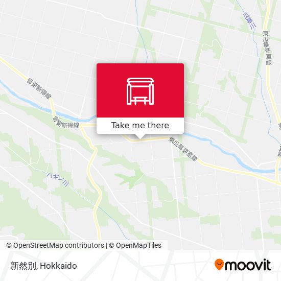 新然別 map