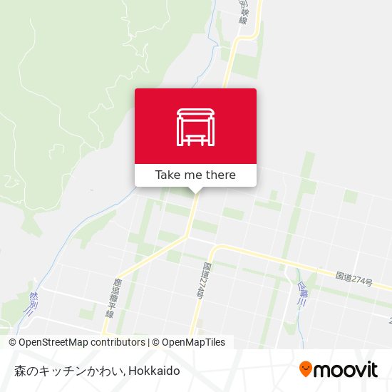 森のキッチンかわい map