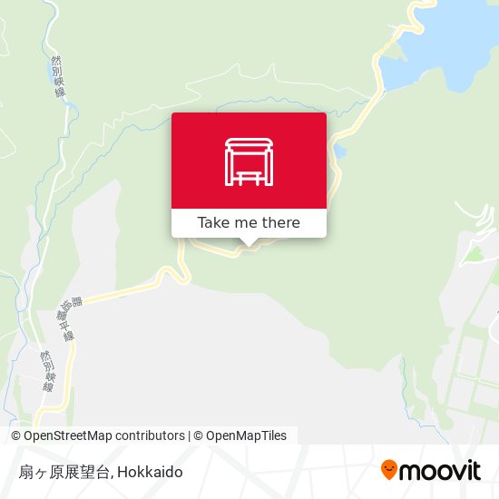 扇ヶ原展望台 map
