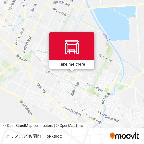 アリスこども園前 map