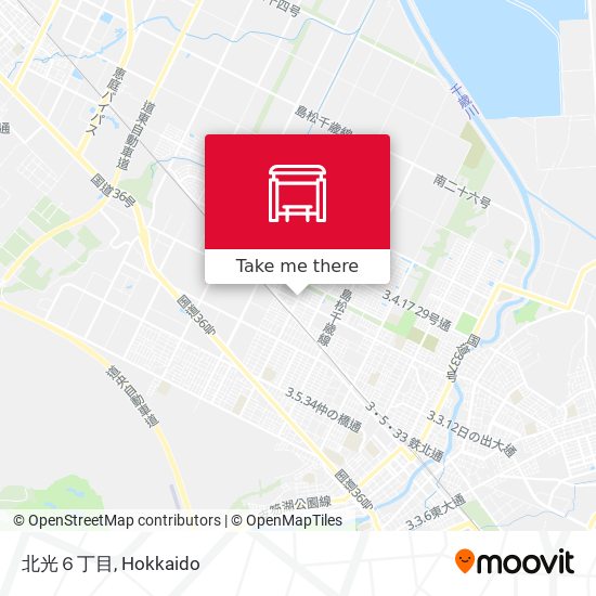 北光６丁目 map