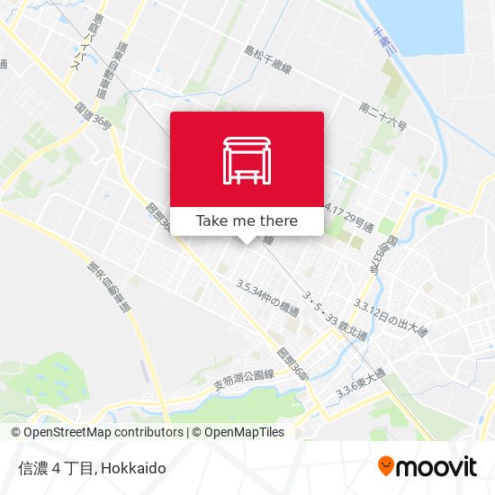 信濃４丁目 map
