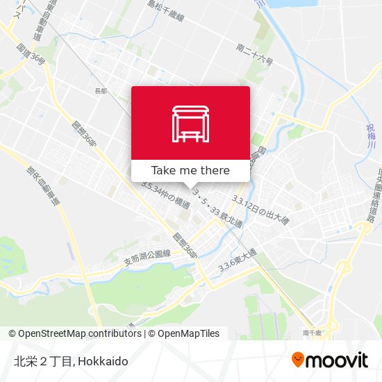 北栄２丁目 map