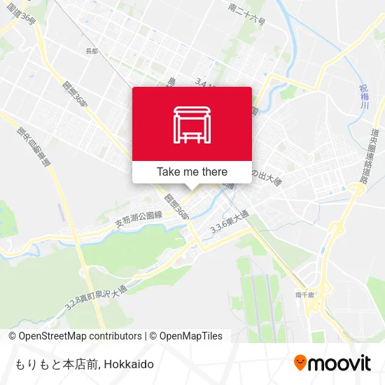 もりもと本店前 map