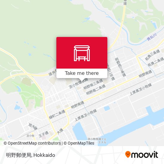 明野郵便局 map