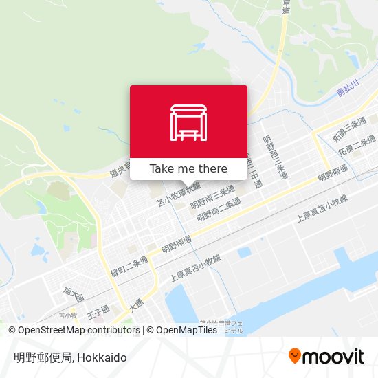 明野郵便局 map