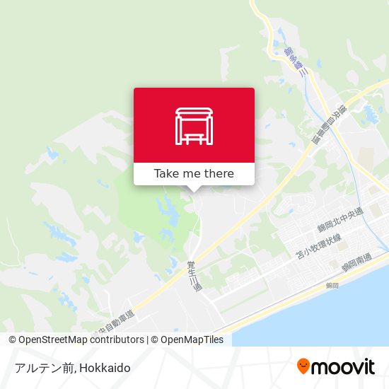 アルテン前 map