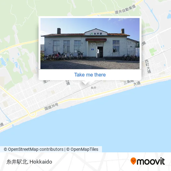 Itoi Station North map