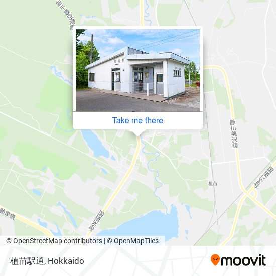 植苗駅通 map