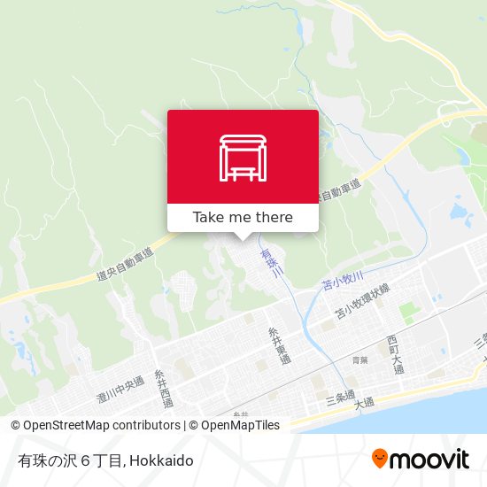 有珠の沢６丁目 map
