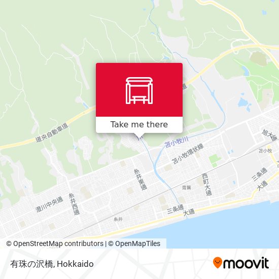 有珠の沢橋 map