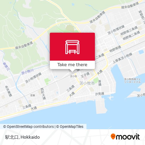 駅北口 map