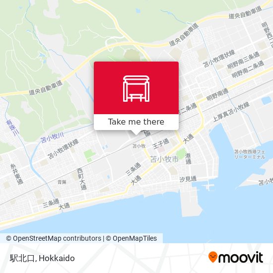 駅北口 map
