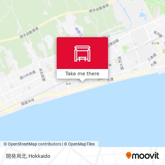開発局北 map