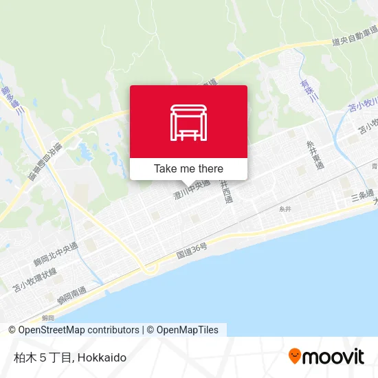 Kashiwagi 5-chome map