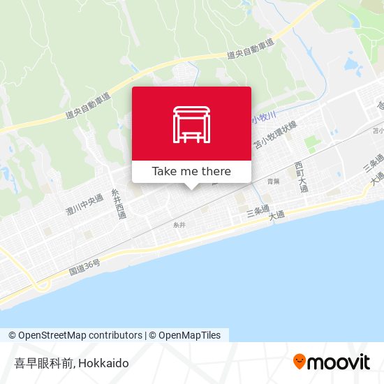 喜早眼科前 map