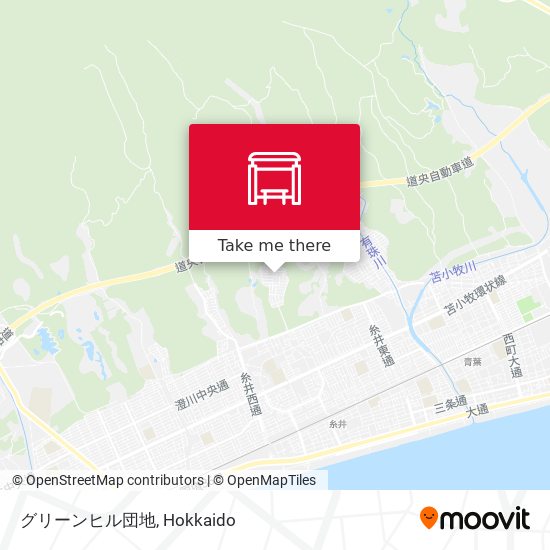 グリーンヒル団地 map