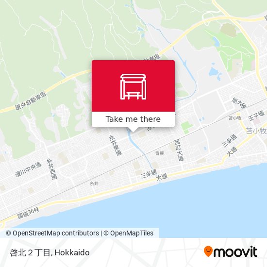 啓北２丁目 map
