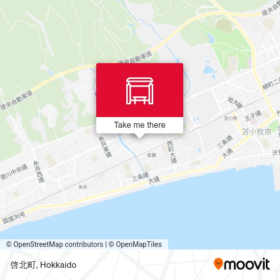 啓北町 map
