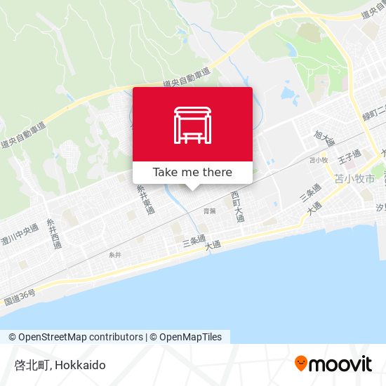 啓北町 map