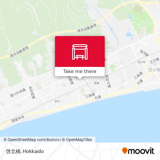 啓北橋 map