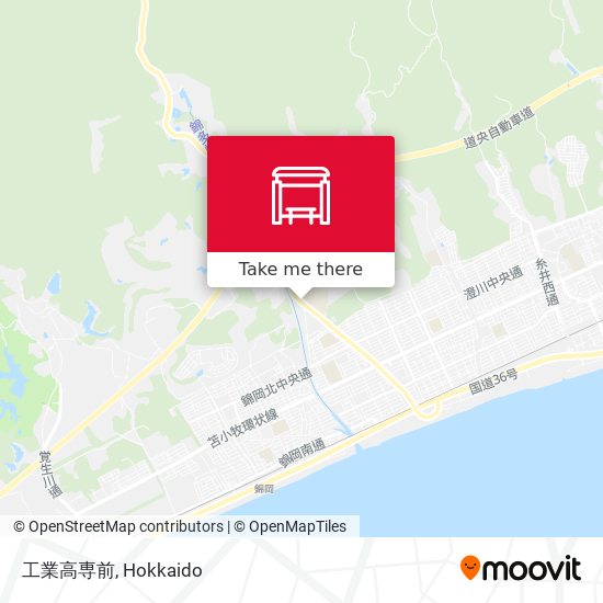 工業高専前 map