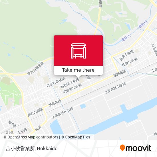 苫小牧営業所 map