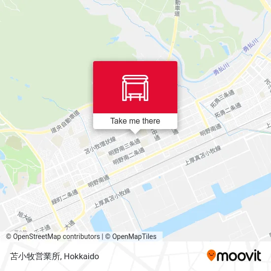 苫小牧営業所 map