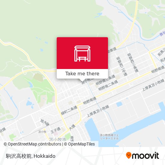 駒沢高校前 map