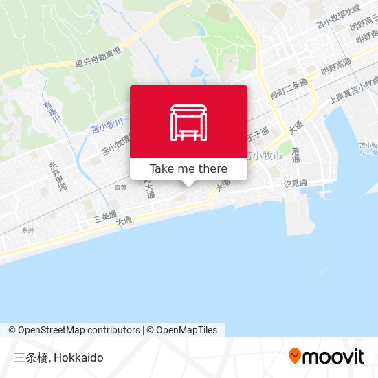 三条橋 map