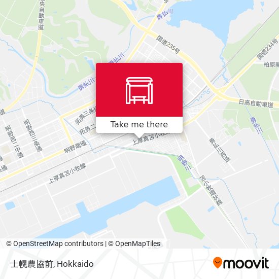 士幌農協前 map