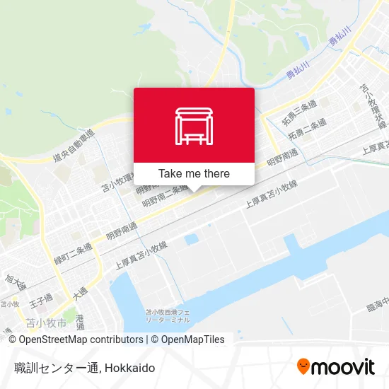 職訓センター通 map