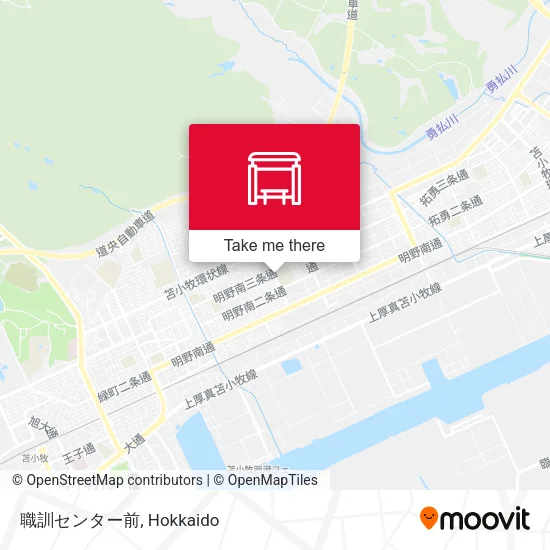 職訓センター前 map