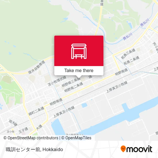職訓センター前 map