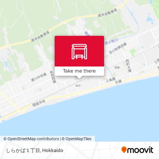 しらかば１丁目 map