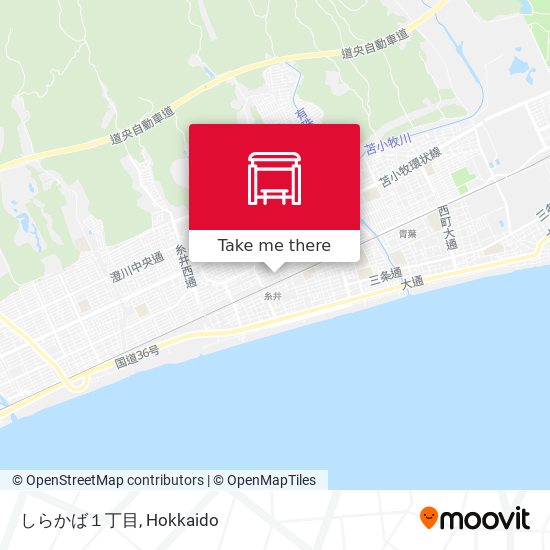 しらかば１丁目 map