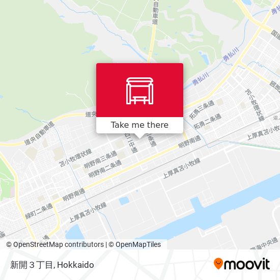 新開３丁目 map