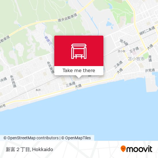 新富２丁目 map