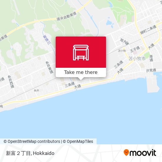 新富２丁目 map