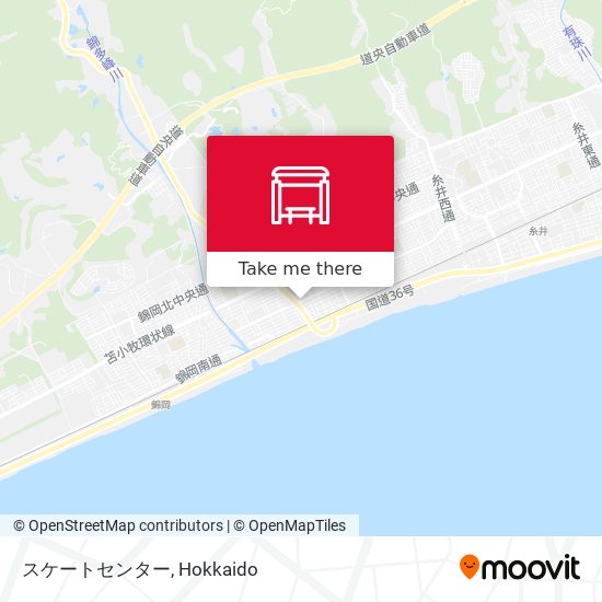 スケートセンター map
