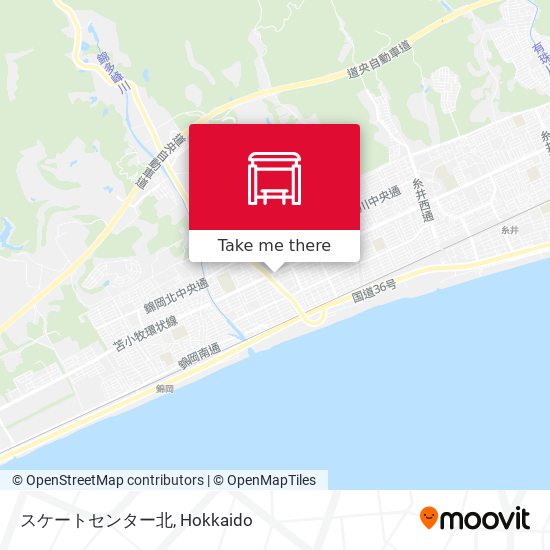 スケートセンター北 map