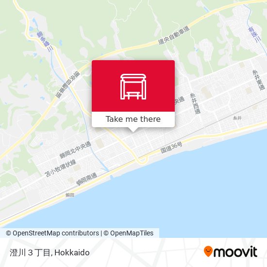 澄川３丁目 map