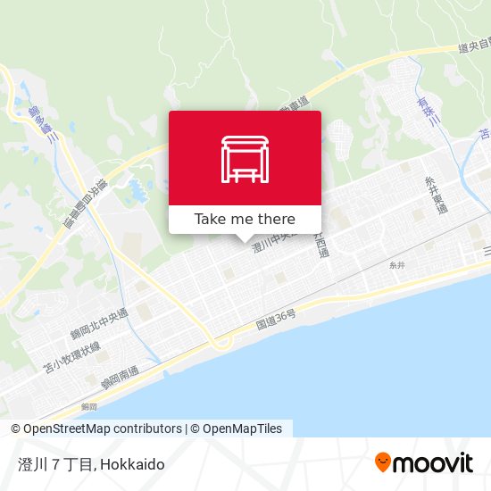 澄川７丁目 map