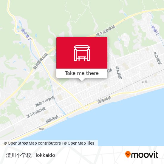 澄川小学校 map